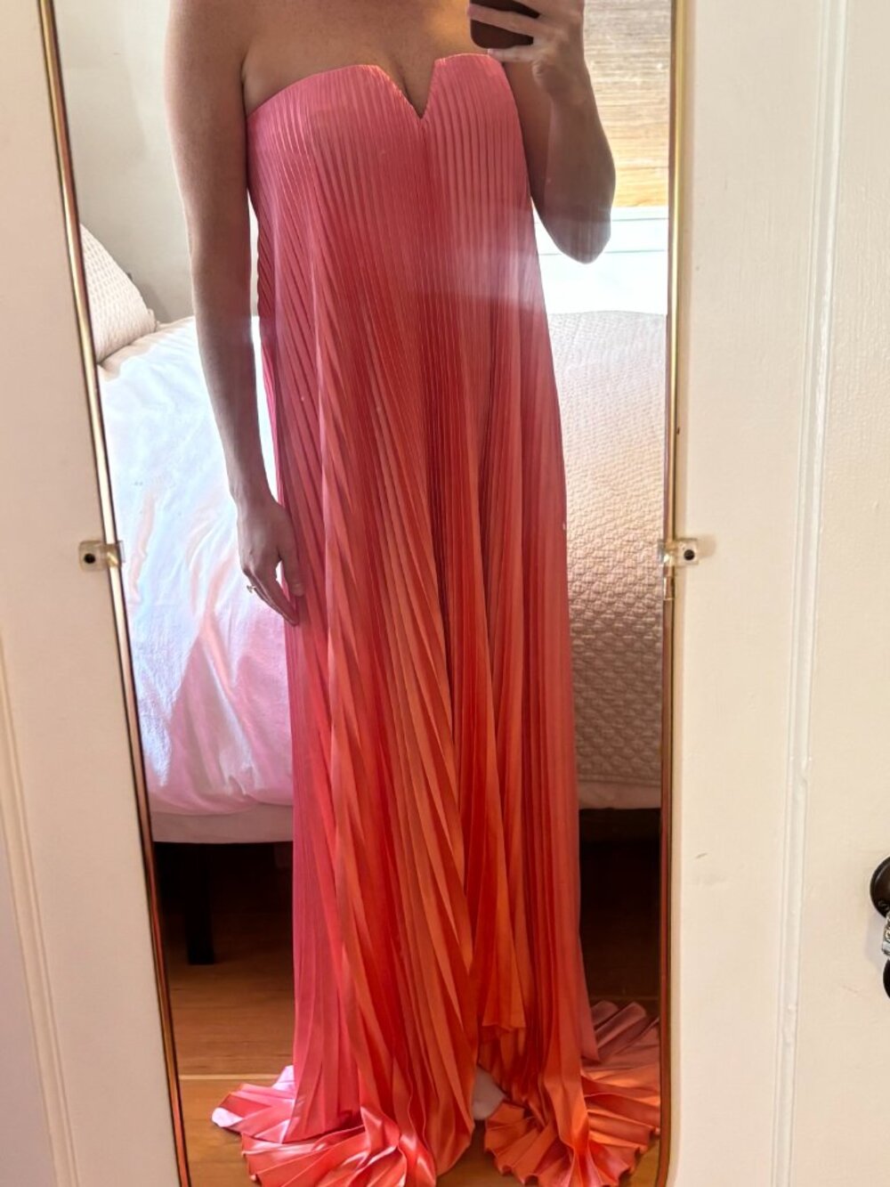 L'IDÉE Black Tie Gown Sunset Ombre AU10/US6 - Picture 8 of 8